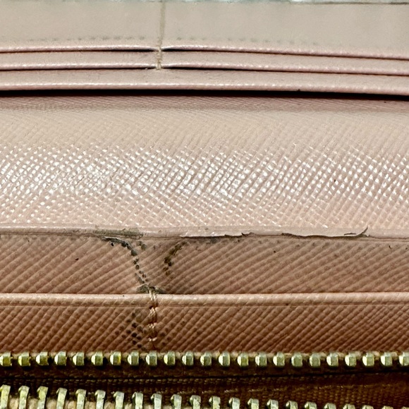 Prada Double Snap Long Wallet with Bow - Picture 11 of 15